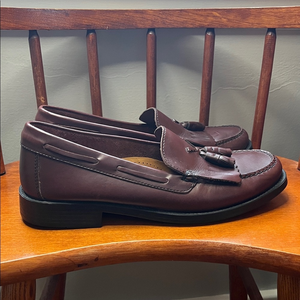 NWOT Weejuns Bass Men’s Leather Tassel Loafers Size 11 - Picture 4 of 12